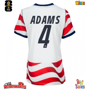 United States Tyler Adams #4 Replica Home Stadium Shirt for Women World Cup 2026 Short Sleeve